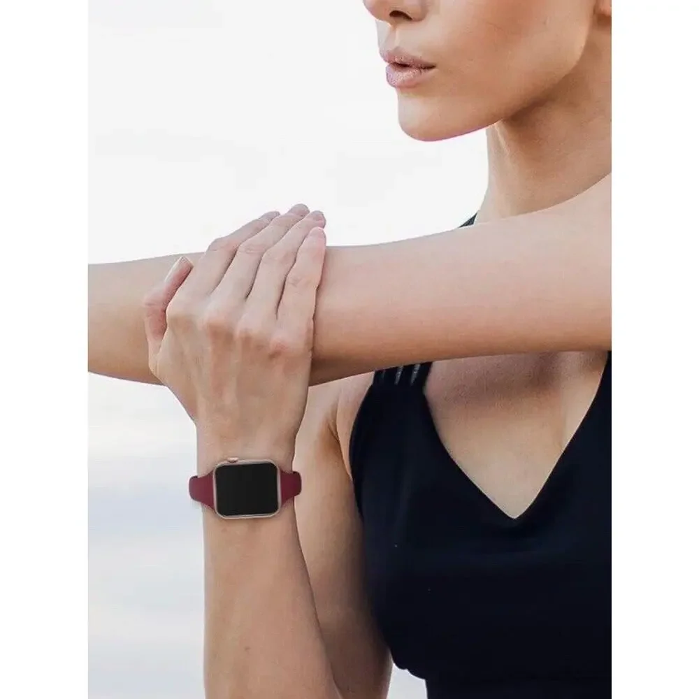 Apple Watch Band *5 Pack* Soft Silicone Strap 38/40/41mm Everyday Wear NWT